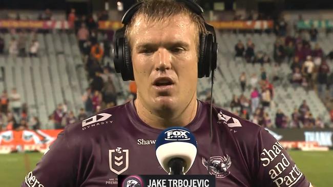 Jake Trbojevic was all class. Photo: Fox League.