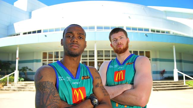 Crocs imports Josh Pace and Brian Conklin ahead of their first game at home in The Swamp.