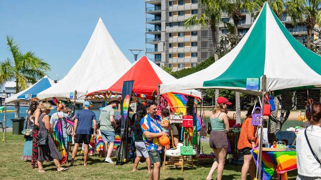 Territorians celebrating all things in 2024 at the Darwin Waterfront. Picture: Pema Tamang Pakhrin