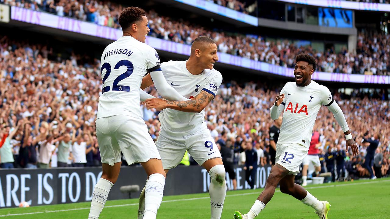 There’s certainly a feel-good factor about Tottenham this season. (Photo by Stephen Pond/Getty Images)