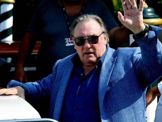 Actor Gerard Depardieu at the 74th annual Venice International Film Festival earlier this month. Picture: Ettore Ferrari/ANSA via AP