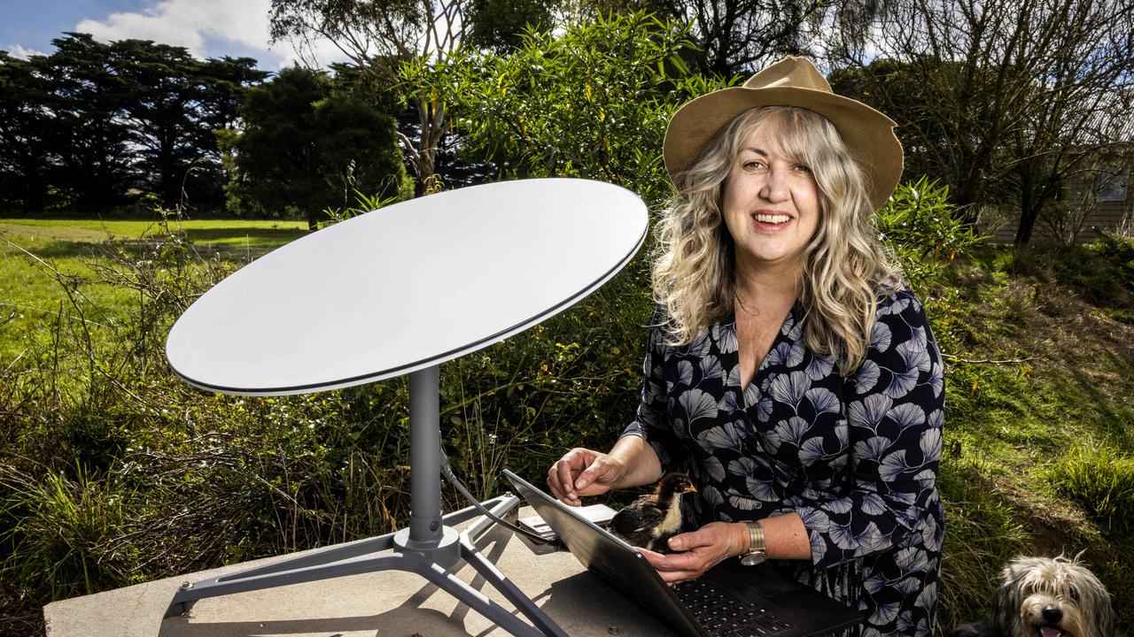 Telstra will be the first telco globally to offer Starlink rural broadband and voice services, in a fresh blow to the NBN. Picture: Nicole Cleary