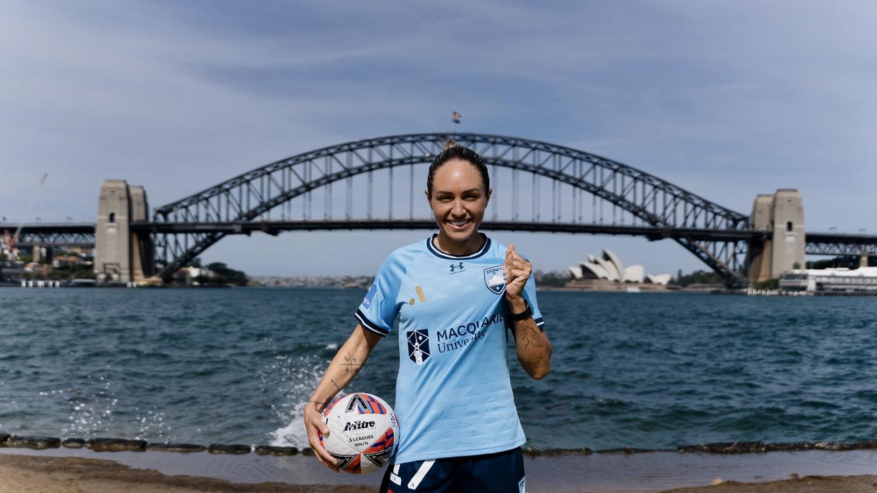 Matildas forward Kyah SImon has signed with Sydney FC for the 2024/25 Ninja A-League Women season. Picture: Sydney FC