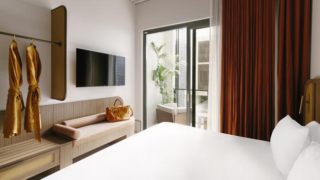 One of the guestrooms at Basq House.