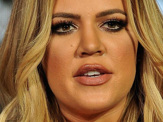 PASADENA, CA - JANUARY 06: Khloe Kardashian, executive producer, speaks onstage during the FYI - Kocktails with Khloe panel at the A+E Networks 2016 Television Critics Association Press Tour at The Langham Huntington Hotel and Spa on January 6, 2016 in Pasadena, California. (Photo by Jerod Harris/Getty Images for A+E Networks)