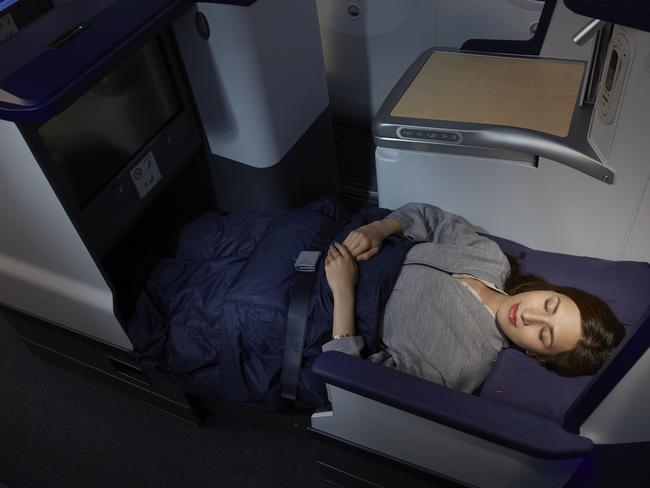 Business class on ANA.