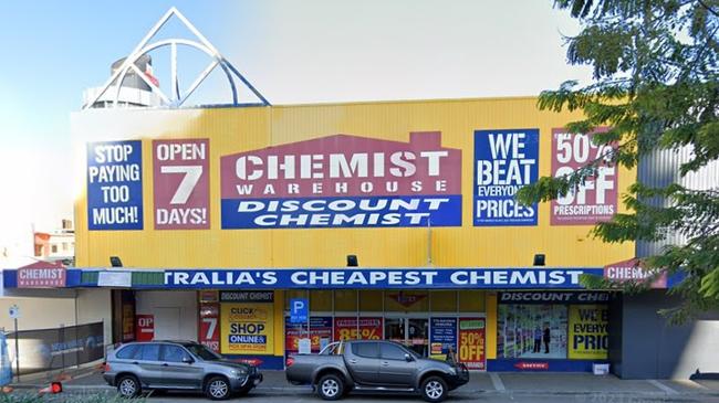 Chemist Warehouse Townsville is the last store operating in the former Dimmeys Arcade Building. It could soon relocate. Picture: Google Maps.