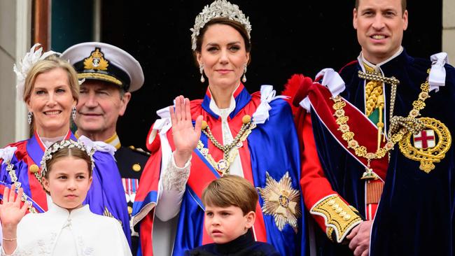 Royalists are obsessing over the similarities the Cambridge children share with their grandparents. Picture: Leon Neal / POOL / AFP