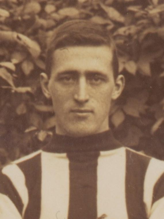 Alan Cordner died at Gallipoli on April 25, 1915. Picture: Collingwood Football Club archives.