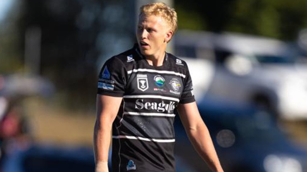 Former Wallabies star Carter Gordon in action for the Tweed Seagulls in the Queensland Cup. Credit: Gold Coast Titans.