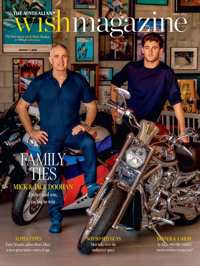 Wish Magazine’s April issue cover stars Mick and Jack Doohan. Photo: Adrian Mesko