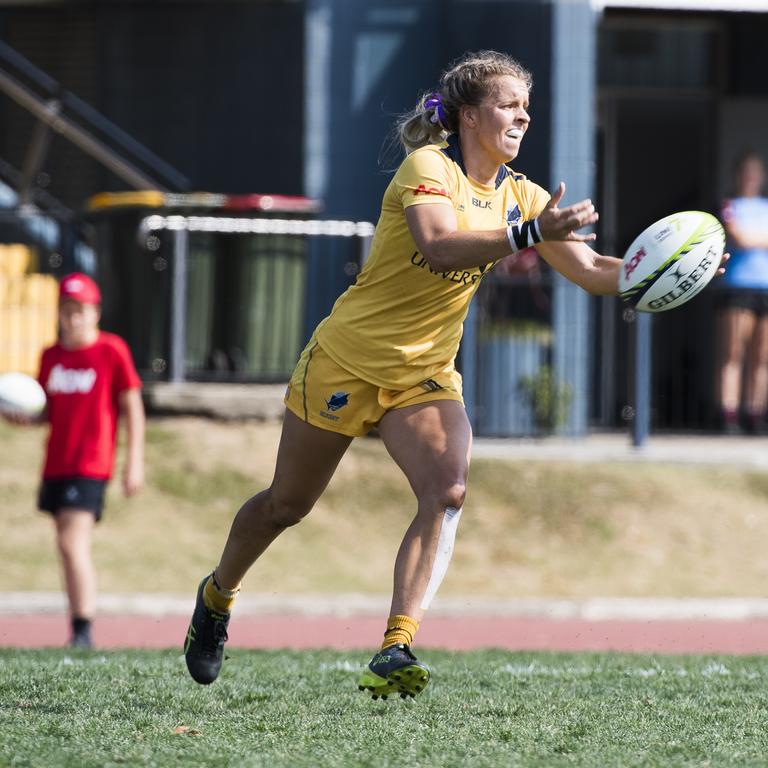 Action from the opening weekend of the Aon Rugby Sevens. Picture: CAVAN FLYNN