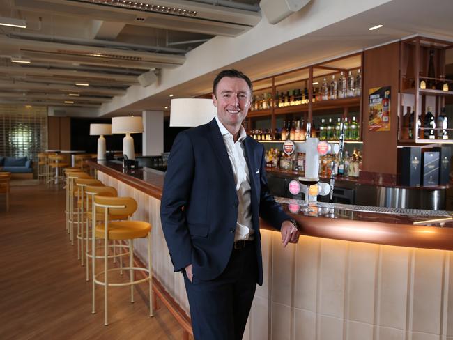 02/11/2023. Dan Hamilton, recently appointed Diageo CEO,  photographed at their offices in Sydney. Britta Campion / The Australian