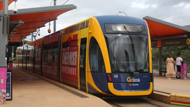 The Gold Coast light rail is heading south and a majority of those surveyed back it going through Palm Beach. Picture Glenn Hampson