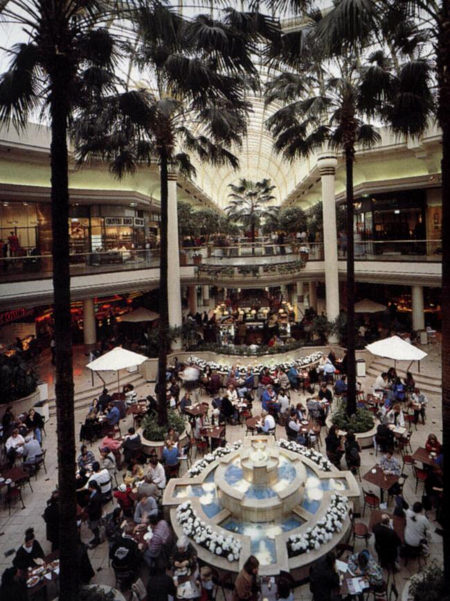 The food court in 1996.