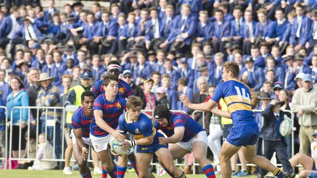 Josh Fanning, TGS. O'Callaghan Cup, Downlands vs Grammar. Saturday Sep 03, 2016.