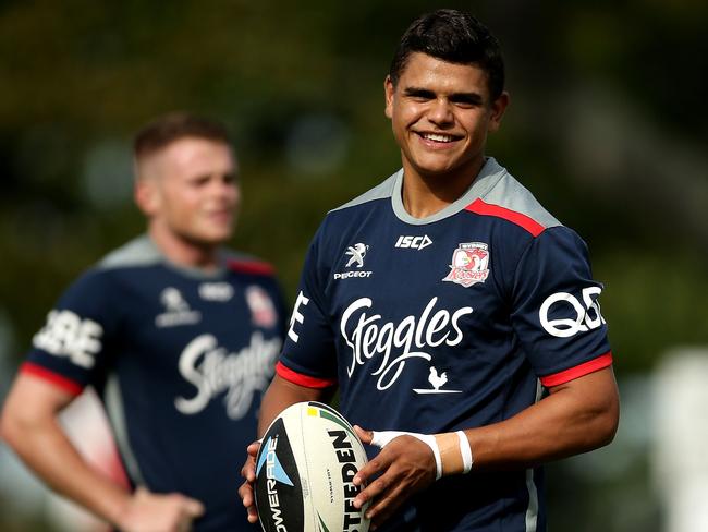 Latrell Mitchell and the Roosters did it tough against the Bunnies. Picture: Getty Images