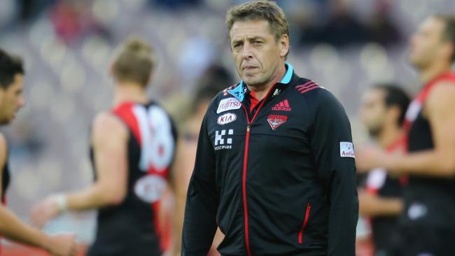 Mark ‘Bomber’ Thompson at the MCG during an AFL match in 2014. Picture: Getty Images