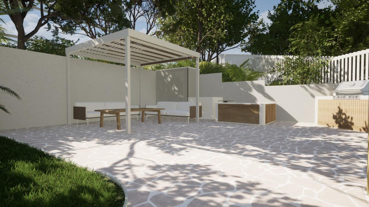 Mediterranean vibes incoming - a render of their planned renovation