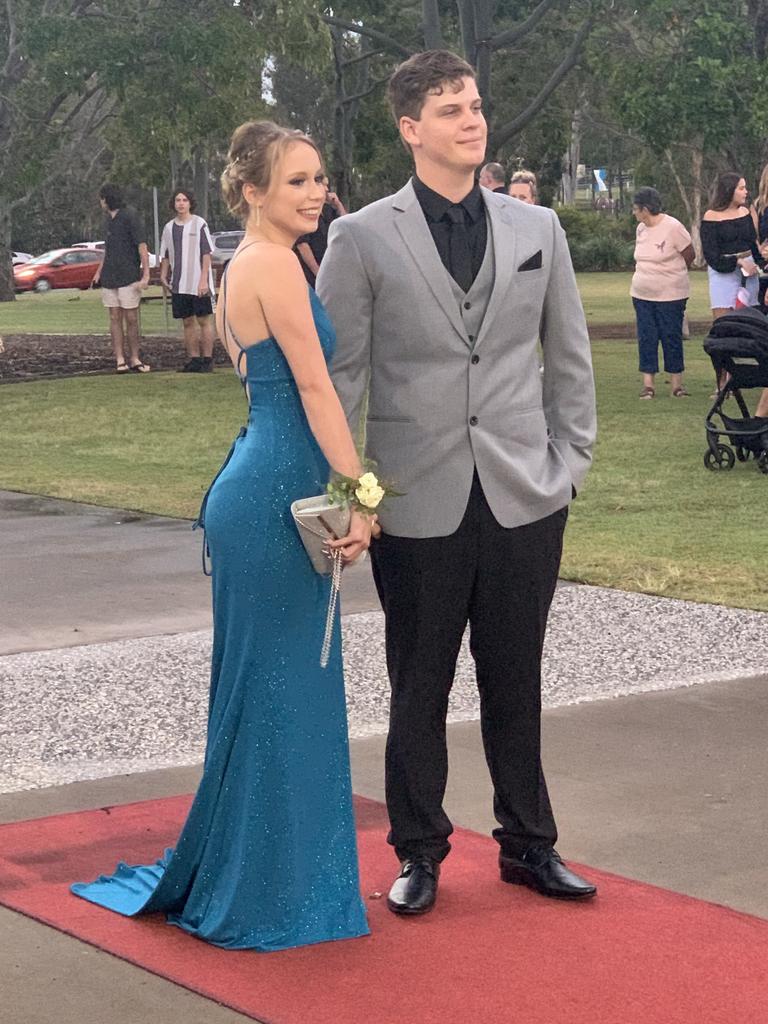 The students arrive at the St James Lutheran College formal.