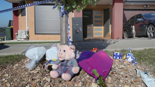 Friends and neighbours have left tributes for Spencer Jordan Recto, after the six-month-old boy was found dead at Mernda. Picture: David Crosling