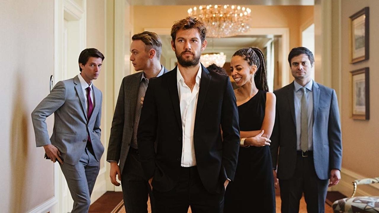 Jacob Alexander (far right) with his co-stars Patrick Schwarzenegger, Gilles Geary, Alex Pettyfer and Hayley Law.