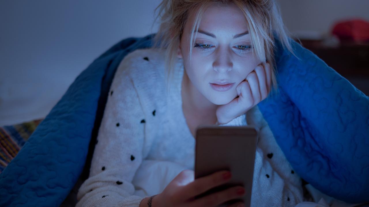 Artificial light from mobile phones prevent us from getting a good night’s sleep. Picture: iStock