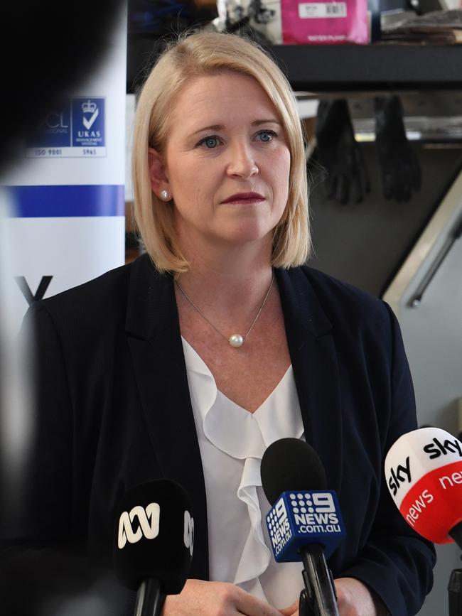 Acting Health Minister Nicole Manison defended the changes, saying they happened ‘from time to time’. Picture: (A)manda Parkinson