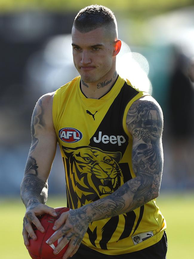 ... As was Richmond’s Dustin Martin. Picture: Robert Cianflone/Getty Images