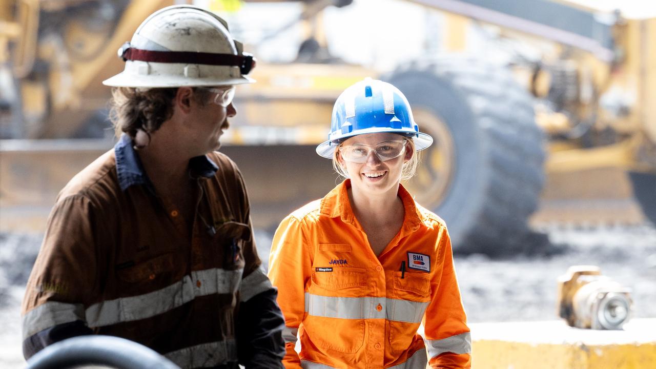 45,000 women were emploted full-time in mining nationally in August 2022 Picture: Supplied/BHP