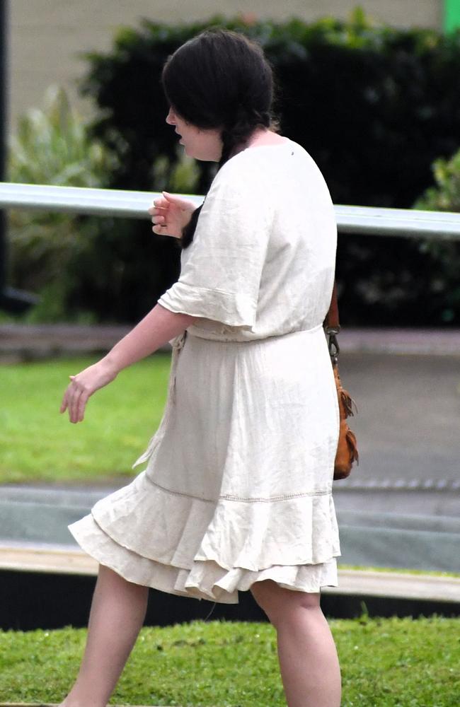 Ellen Delphine Thornhill outside the Ingham Magistrates Court. Picture: Cameron Bates