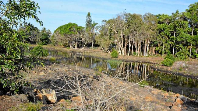 The developer aims to beautify Kalina Creek, which runs through Bargara Headlands. Picture: Chris Burns