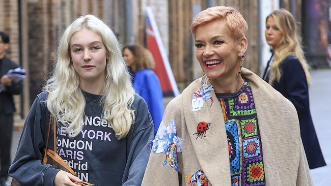 ONE TIME WEB USE FOR NEWS.COM.AU ONLY - FEES APPLY - MODEL MOMAGER Jessica Rowe arrives at Fashion Week with her teenage model daughter, Allegra Overton, who is appearing in her first Australian Fashion Week catwalk show today13 May 2024Ã‚Â©MEDIA-MODE.COM