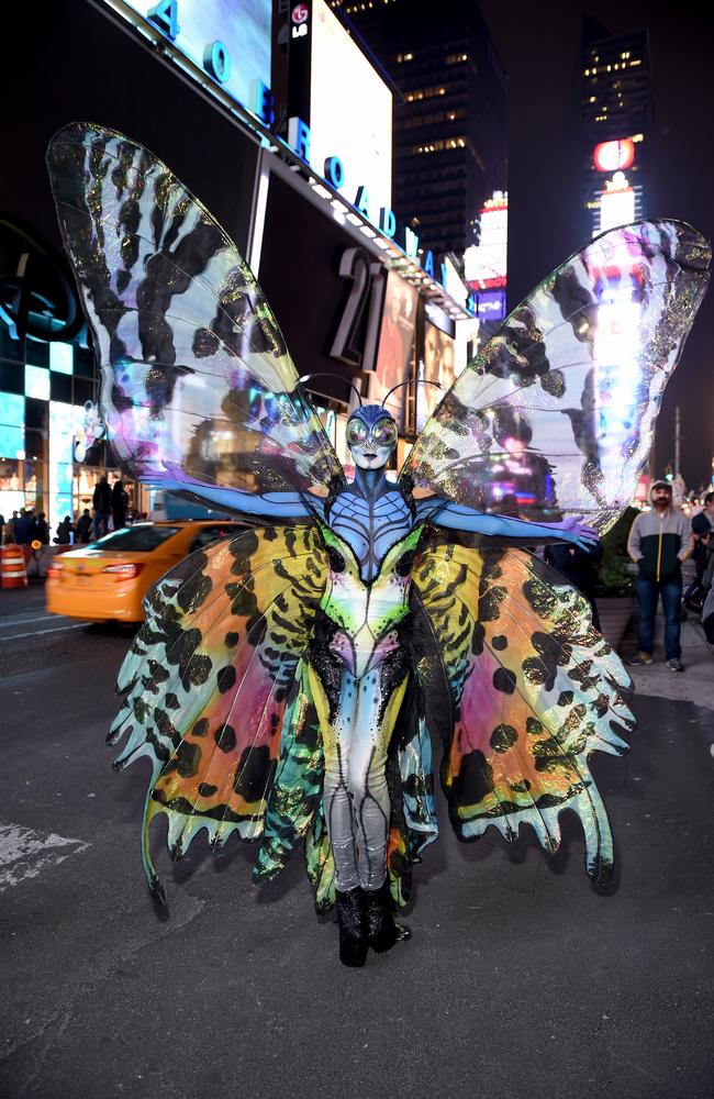 A Halloween twist on her Victoria’s Secret days. Picture: Getty Images.