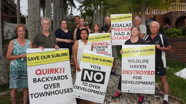 Mt Gravatt East residents have managed to stop a proposed townhouse development. Photo: Kristy Muir 