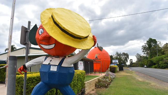 The Gayndah Big Orange is located on the main road to the town centre and has become a popular place for travellers to stop for lunch and for locals to enjoy. Photo: Kristen Camp