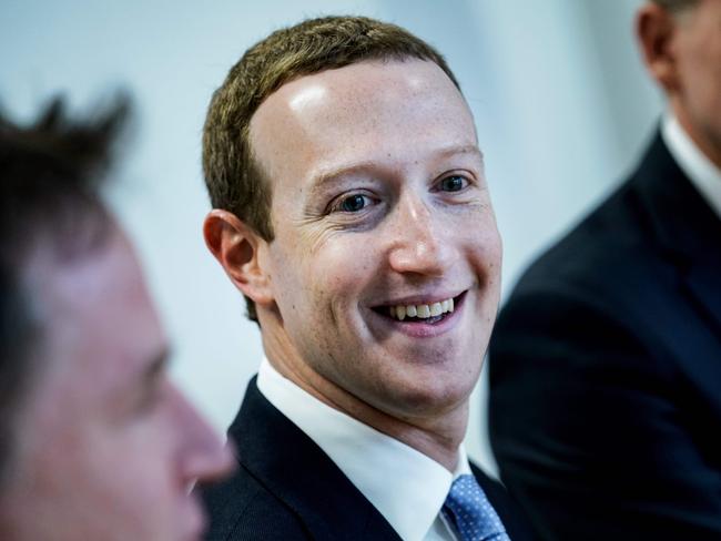 Founder and CEO Facebook Mark Zuckerberg. Picture: AFP