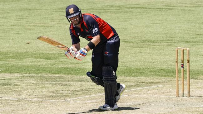 VSDCA: Michael Beer batting for Malvern. Picture: Valeriu Campan