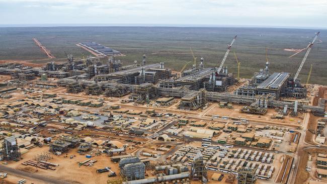 Chevron's massive Gorgon LNG plant on Barrow Island. The US gas producer was annoyed about a big clean-up bill imposed on the industry after a vessel required decommisioning in the Timor Sea.