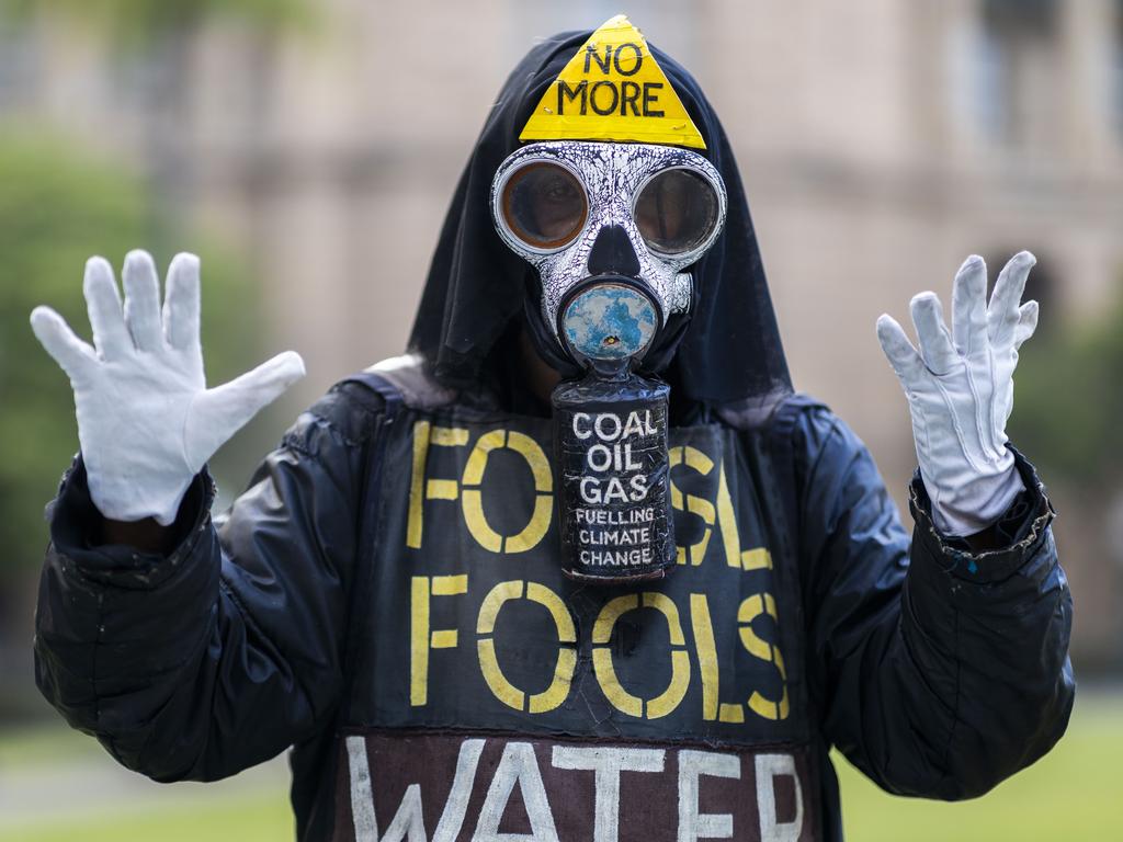 Extinction Rebellion ‘spring rebellion’ protests in Brisbane. Picture: Glenn Hunt/AAP