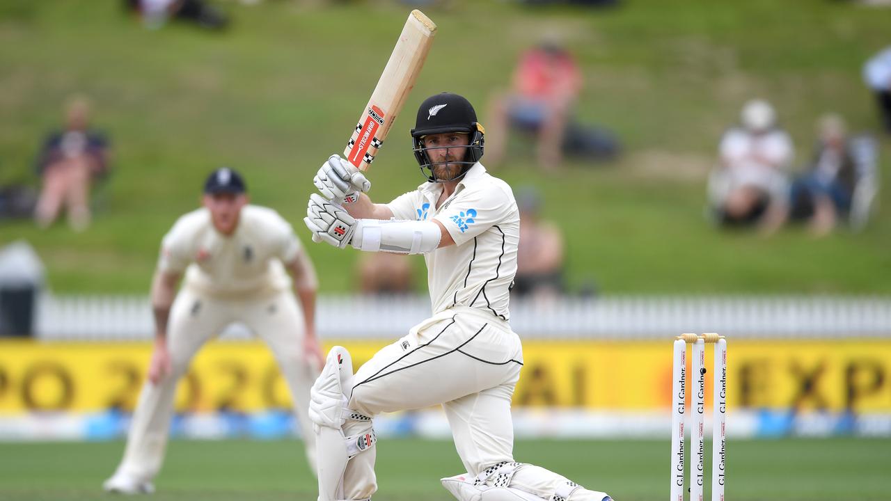 Williamson batting for New Zealand against England in Hamilton earlier this month. Picture: Getty Images