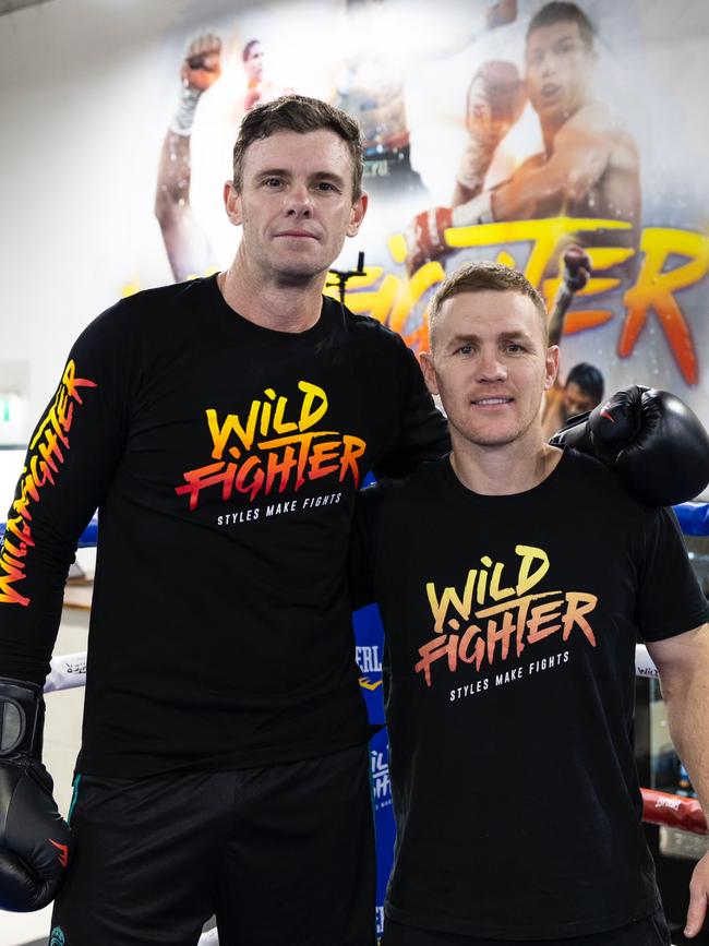 Wildfighter owner Will Tomlinson with Cat Cameron Mooney. Picture: Supplied