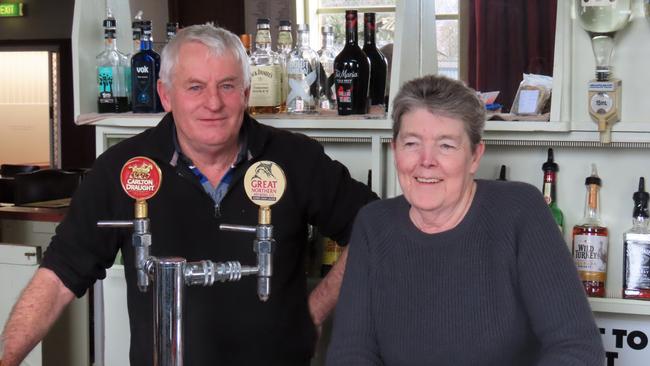 Millers Arms Hotel publicans Darryl and Sue Stewart.