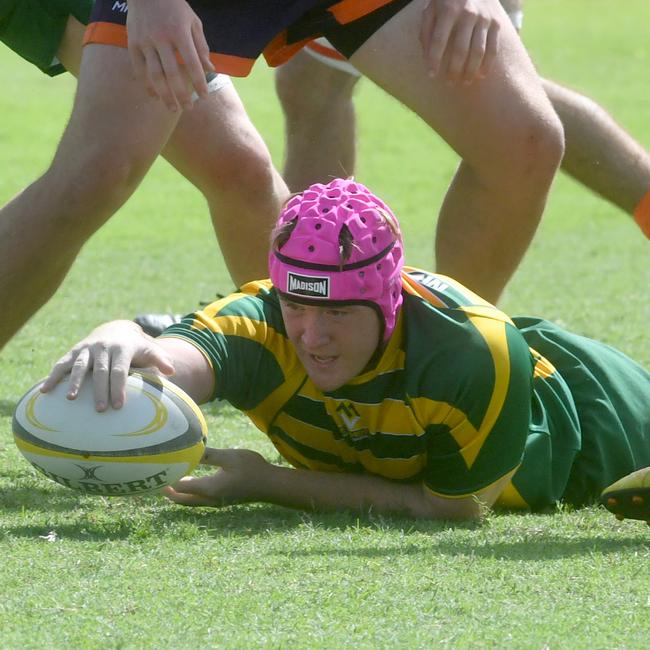 QLD Rugby Union State Championships (17-18 years boys) at the Townsville Sports Precinct. Friday May 23. Sunshine Coast against Metro West. Picture: Evan Morgan