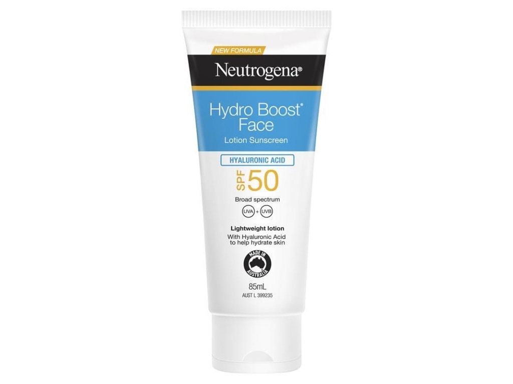 Neutrogena Hydro Boost Sunscreen Water Gel Lotion. Picture: Chemist Warehouse.