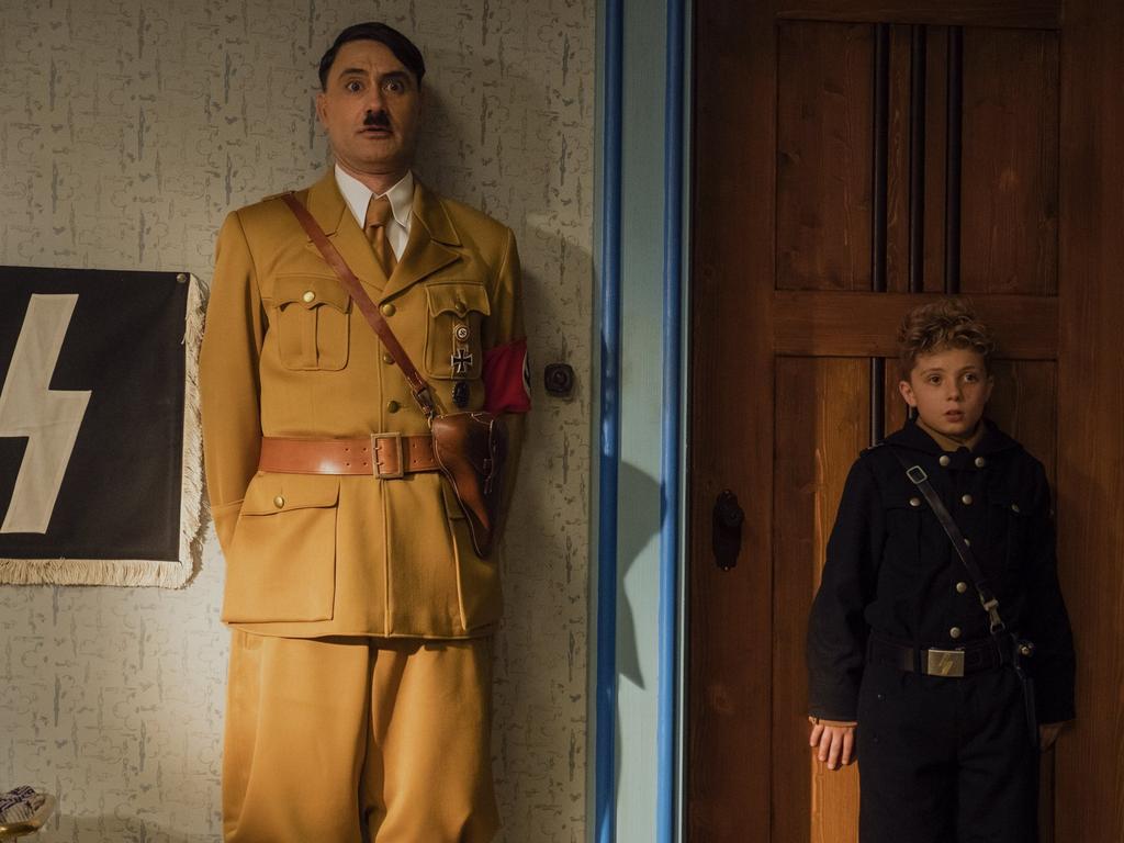 Taika Waititi was nominated for adapted screenplay for Jojo Rabbit. Picture: AP