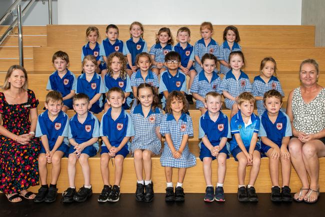 Cannonvale State School 2022 Prep 3. Teacher: Mrs Kristi-Lee Mewah. Teacher Aide: Rebecca MooreBack Row: Jordyn Smith, Elijah Stasenes, Laicee Sulter, Evie Telfer, Reef Thackray, Harper Tindall, Suzi Walker; middle row: Zane Heron, Ada Hokins, Remy Jaggard, Elsie Jones, William Jones, Stella Missen, Stevie Newham, Lake PowerFront Row: Lennox Abel, Xander Black, Phoenix Carter, Ruby Chapman, Pippa Cranny, Finley Cupples, Torben Dench, Jai Dyson. Picture: Michaela Harlow MKY2022PREP