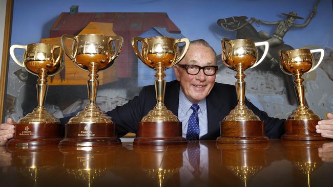 Lloyd Williams has another strong contingent among the nominations for the Melbourne Cup, a race he has won five times. Picture: David Caird