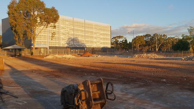 The Grenville Centre has been demolished at Elizabeth to make way for a luxury hotel. Picture: COLIN JAMES