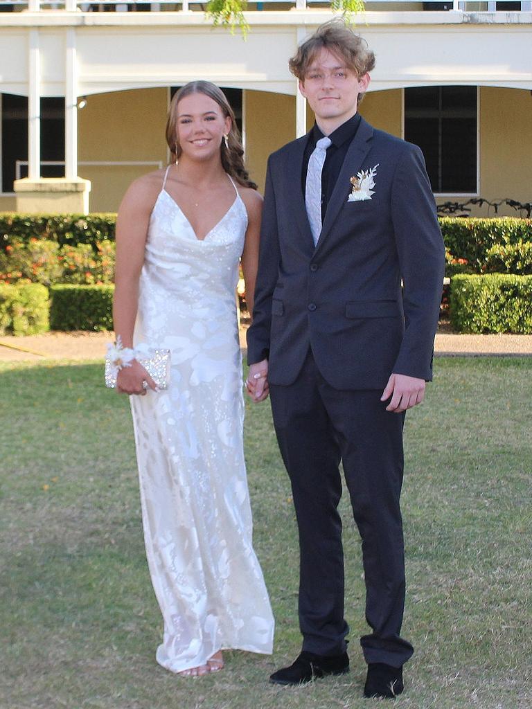 Yasmin and Jordan at the St Ursula's College Formal.